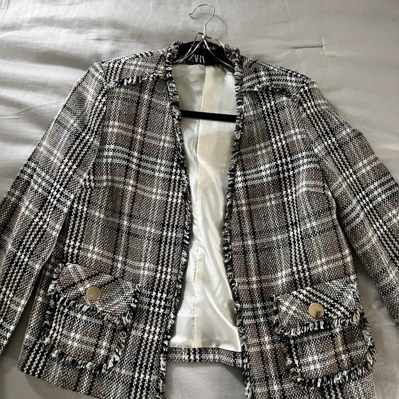 Zara Other - Zara tweed jacket + skirt